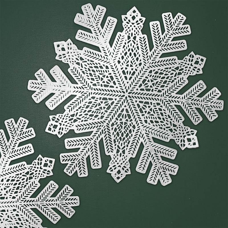 Harvey & Mason Silver Snowflake Placemats 2Pack