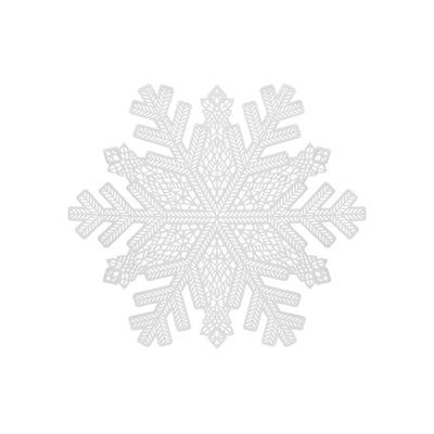 Harvey & Mason Silver Snowflake Placemats 2Pack