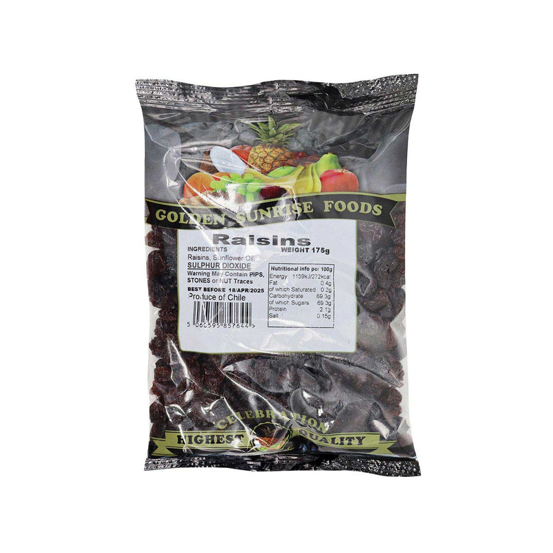 Golden Sunrise Foods Raisins Bag 200g