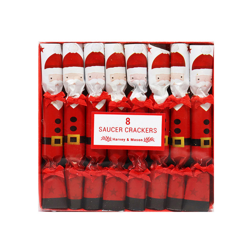 Christmas Character Saucer Crackers 4.5"x8PK