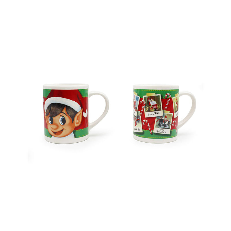 Christmas Elf Ceramic Coffee Mug 7Oz 2Pack