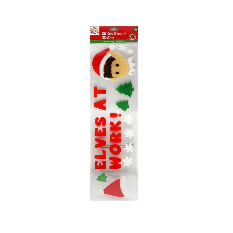 Naughty Elf Window Stickers 15x55CM