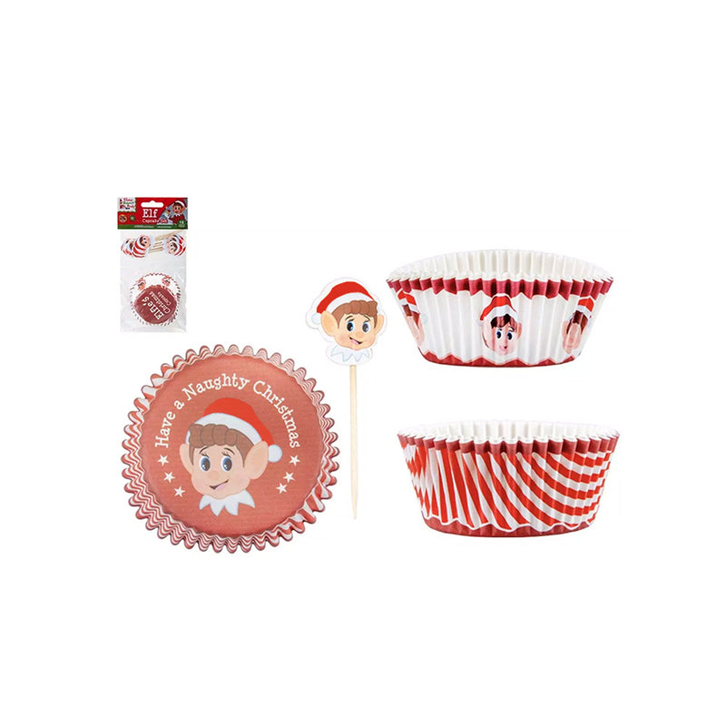 Elf Behavin Badly Cup Cake Set 24PC