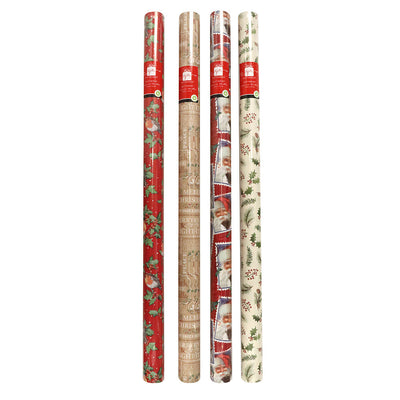 Traditional Christmas Gift Wrapping Paper 7M