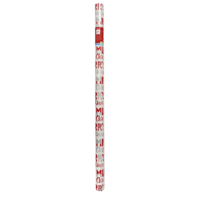 Christmas Red And White Gift Wrapping Paper 4M