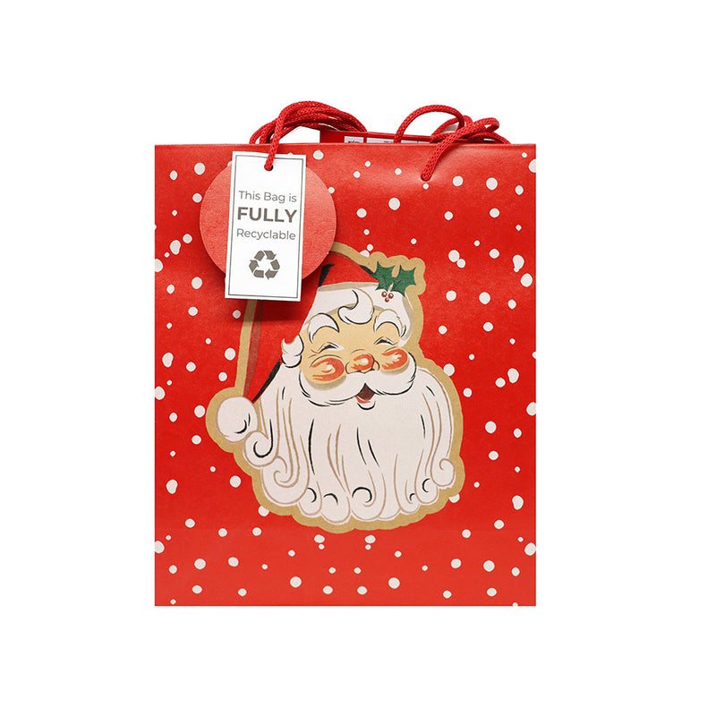 Christmas Kraft Gift Bag 3Pack Medium