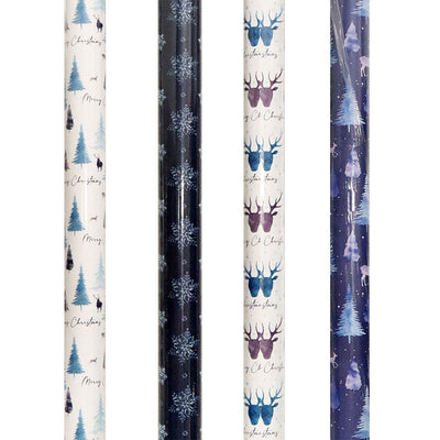 Christmas Midnight Forest Wrapping Paper 4M