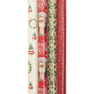 Traditional Christmas Gift Wrapping Paper 4M