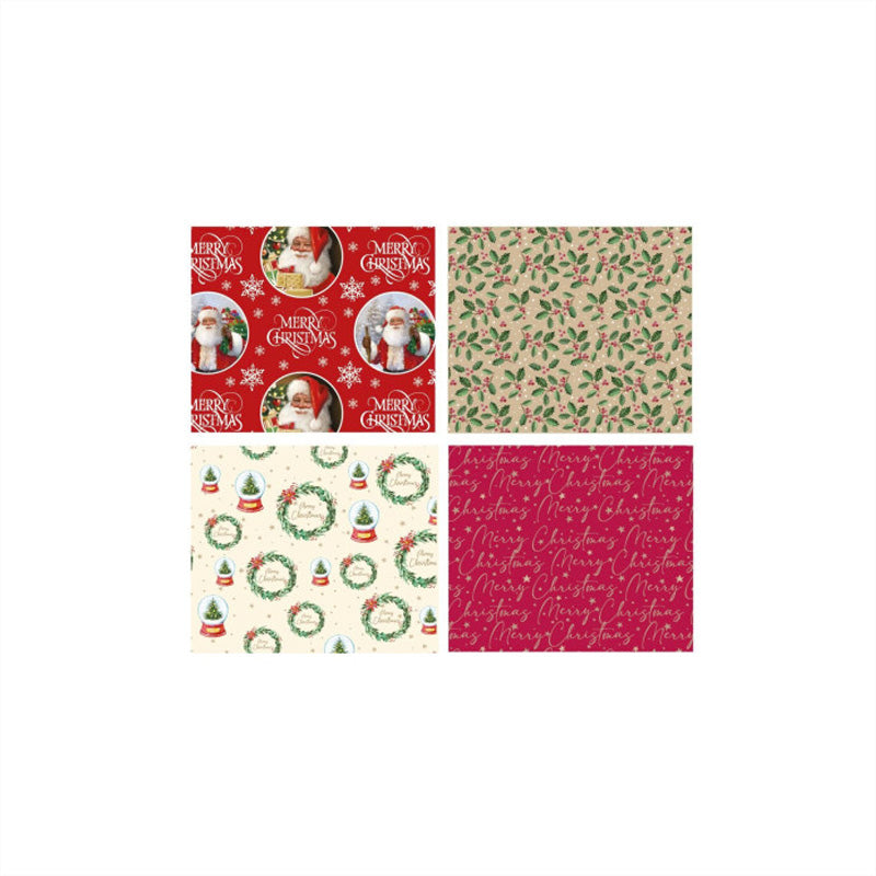 Traditional Christmas Gift Wrapping Paper 4M