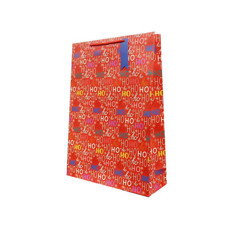 Christmas HoHoHo Print Gift Bag Extra Large