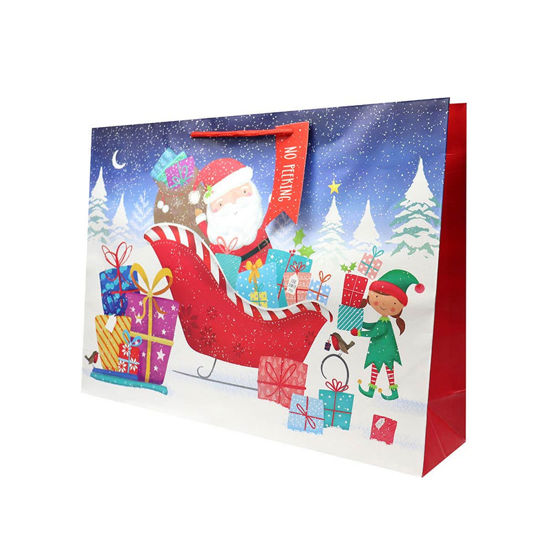 Landscape Kids Christmas Gift Bag Extra Large