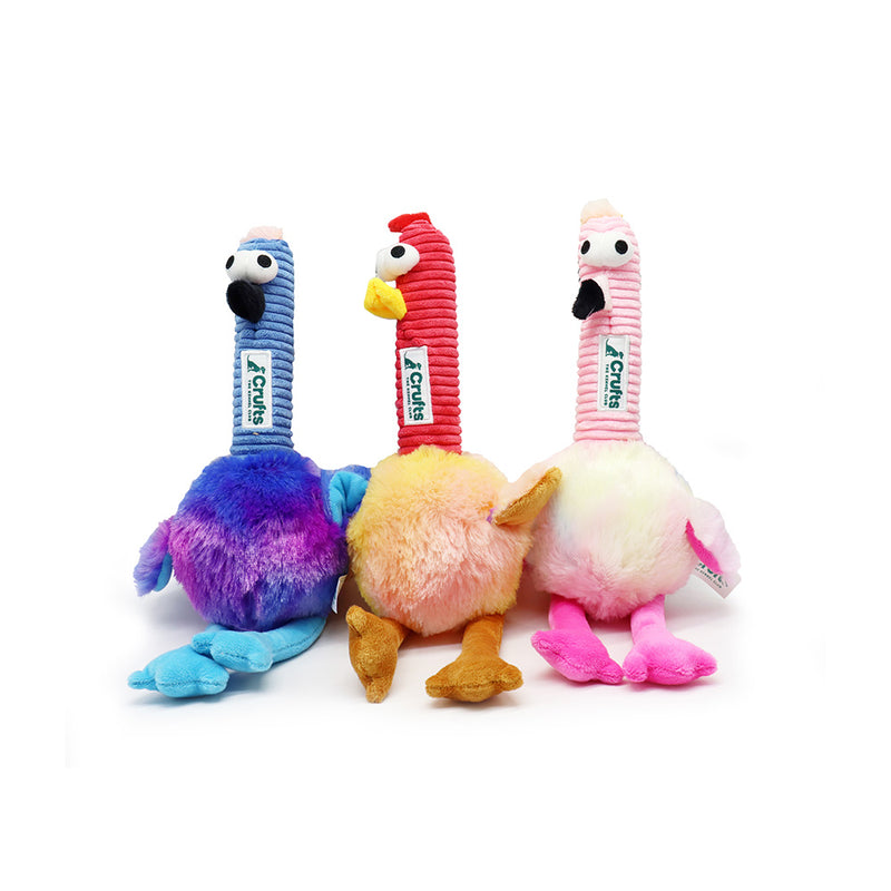 Crufts Squeaky Plush Bird Toy