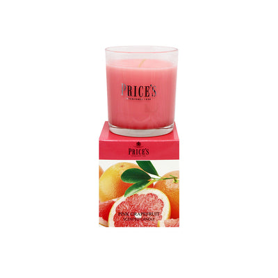 Price's Pink Grapefruit Scented Jar Candle