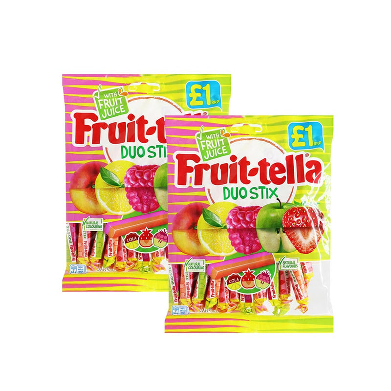 Fruittella Duo Stix Fruit Juice Sweets 135g