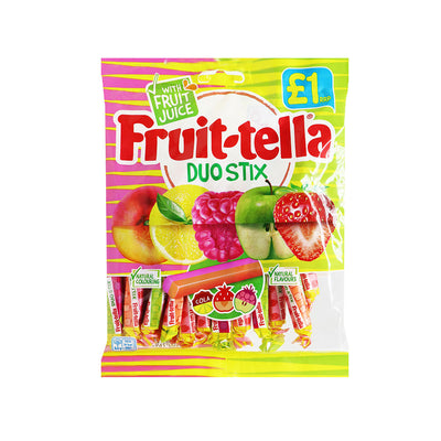 Fruittella Duo Stix Fruit Juice Sweets 135g