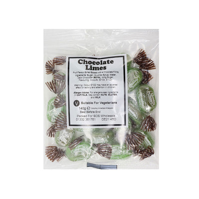 Bumper Bag Chocolate Limes Sweets 140g x 3PK