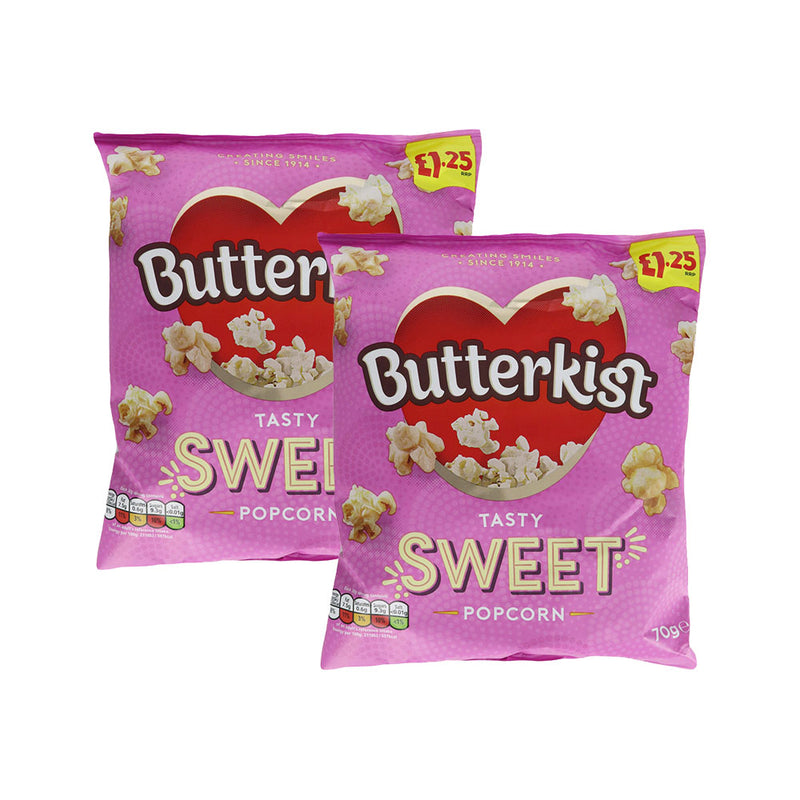 Butterkist Cinema Sweet Popcorn 76g x 2Pack