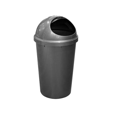 25L Dome Lid Dustbin Grey