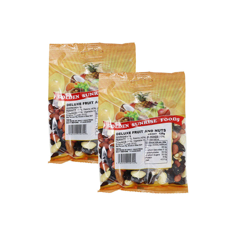 Golden Sunrise Foods Deluxe Fruit & Nuts 175g