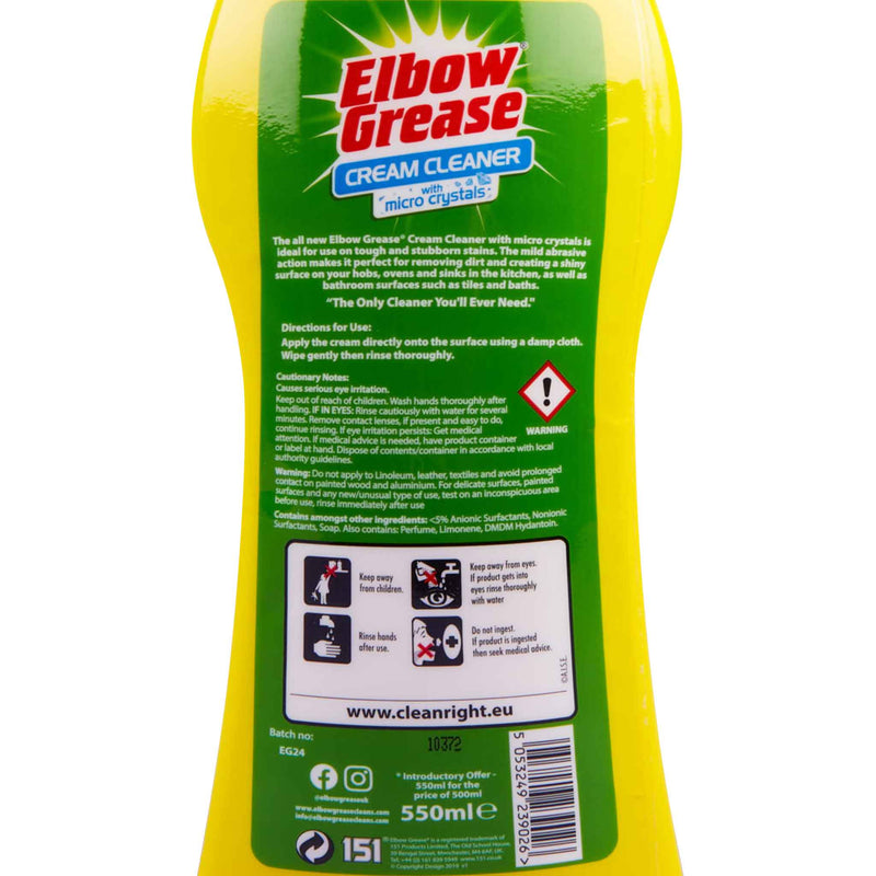 Elbow Grease Cream Cleaner 550ML