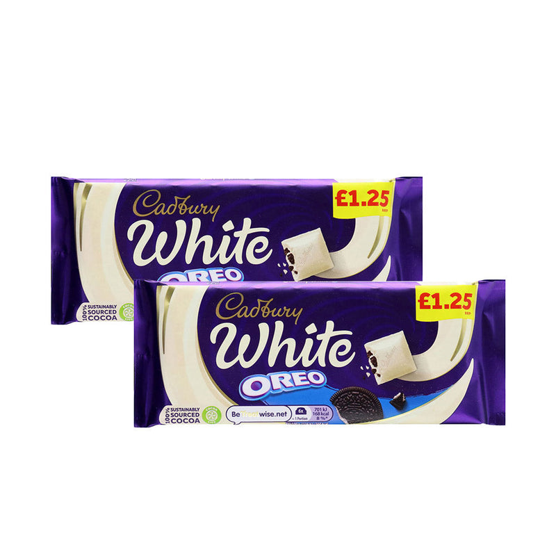 Cadbury White Oreo Chocolate Bar 120g