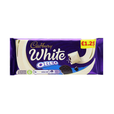 Cadbury White Oreo Chocolate Bar 120g