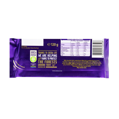 Cadbury White Oreo Chocolate Bar 120g