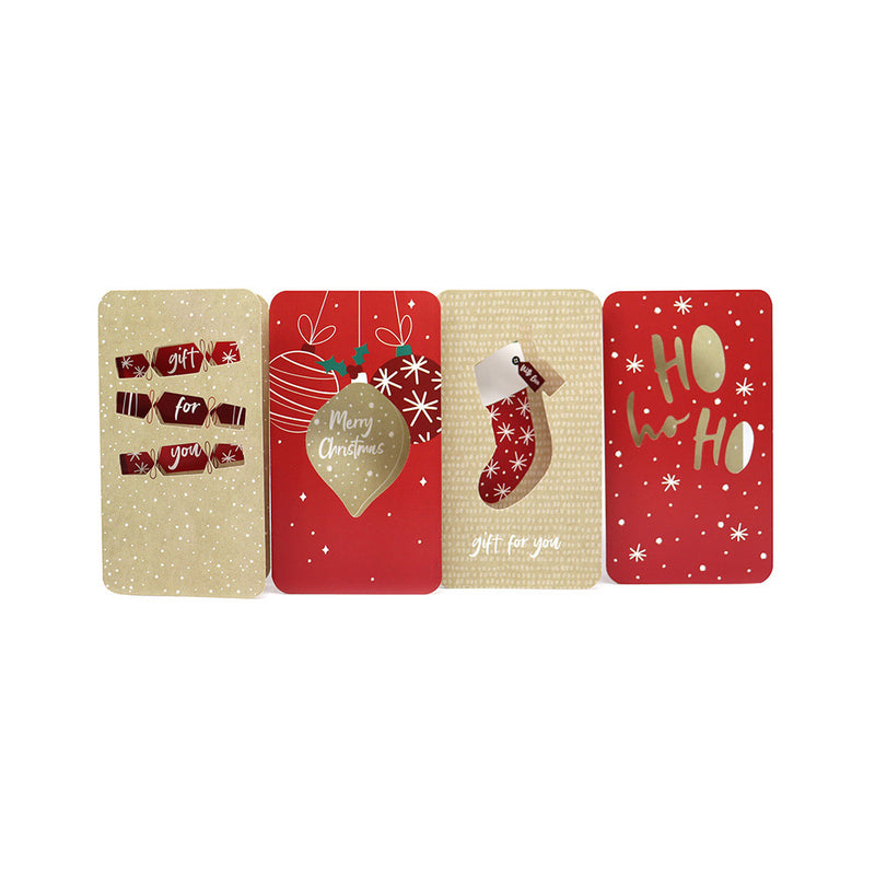 Craft Christmas Stocking Money Wallet 4PK