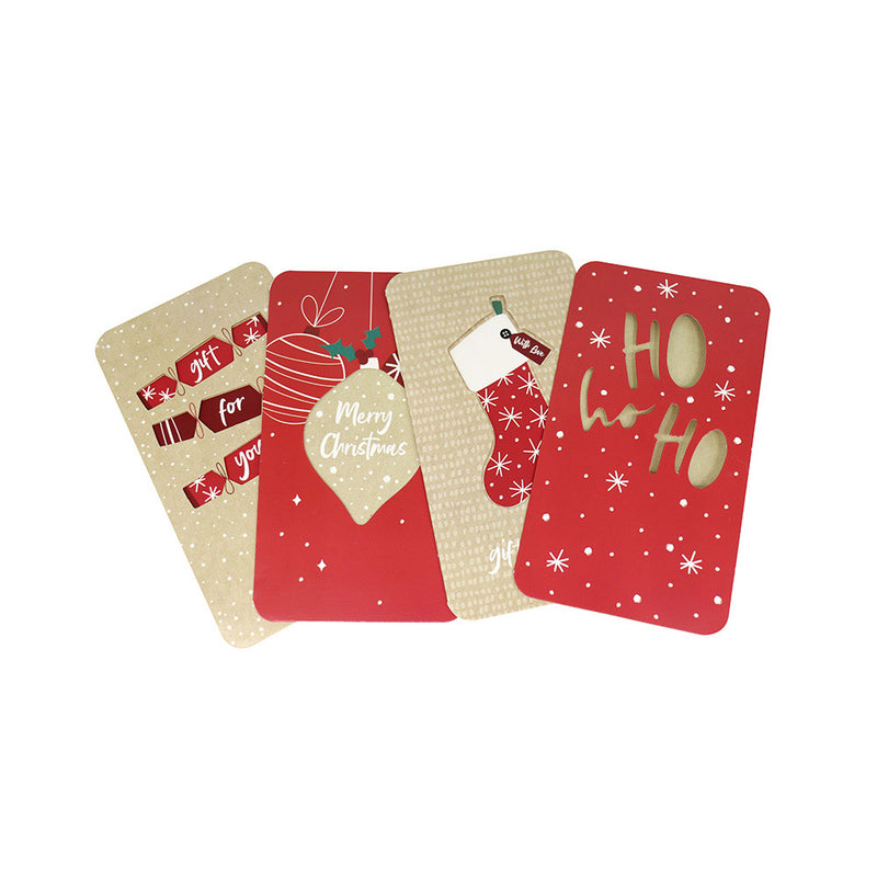 Craft Christmas Stocking Money Wallet 4PK