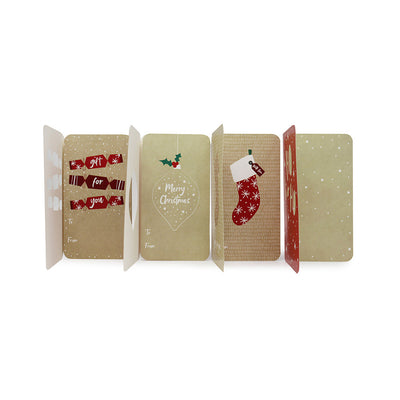 Craft Christmas Stocking Money Wallet 4PK