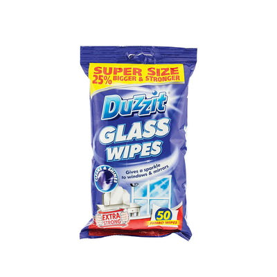 Duzzit Glass Wipes Super Size 50PK