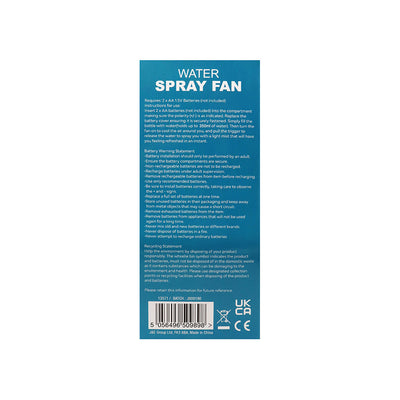 Travel Shop Water Spray Fan