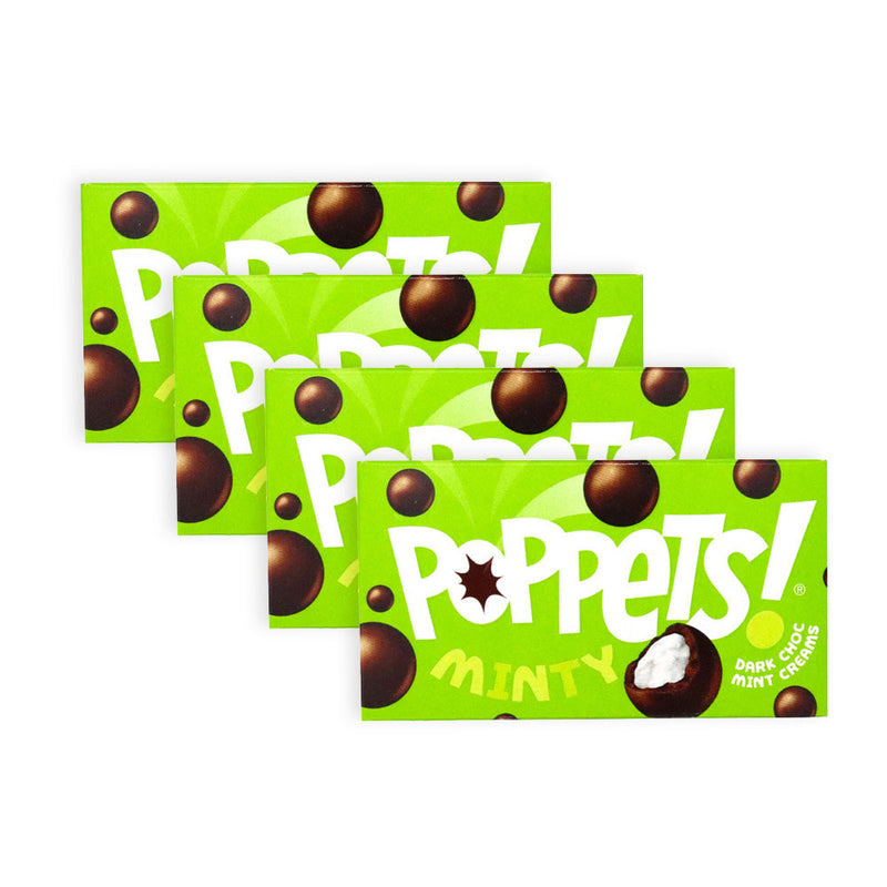 Poppets Dark Choc Mint Creams 40g