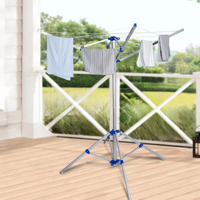 4 Arm Umbrella Design Foldable Clothes Dryer Airer