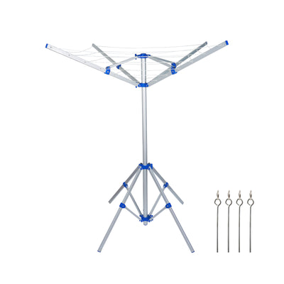 4 Arm Umbrella Design Foldable Clothes Dryer Airer