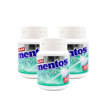 Mentos Gum Spearmint 40S x 3PK