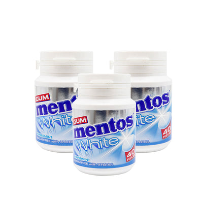 Mentos Gum Peppermint 40S x 3PK