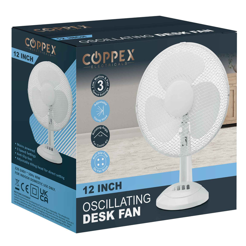 12 Inch Desk Fan