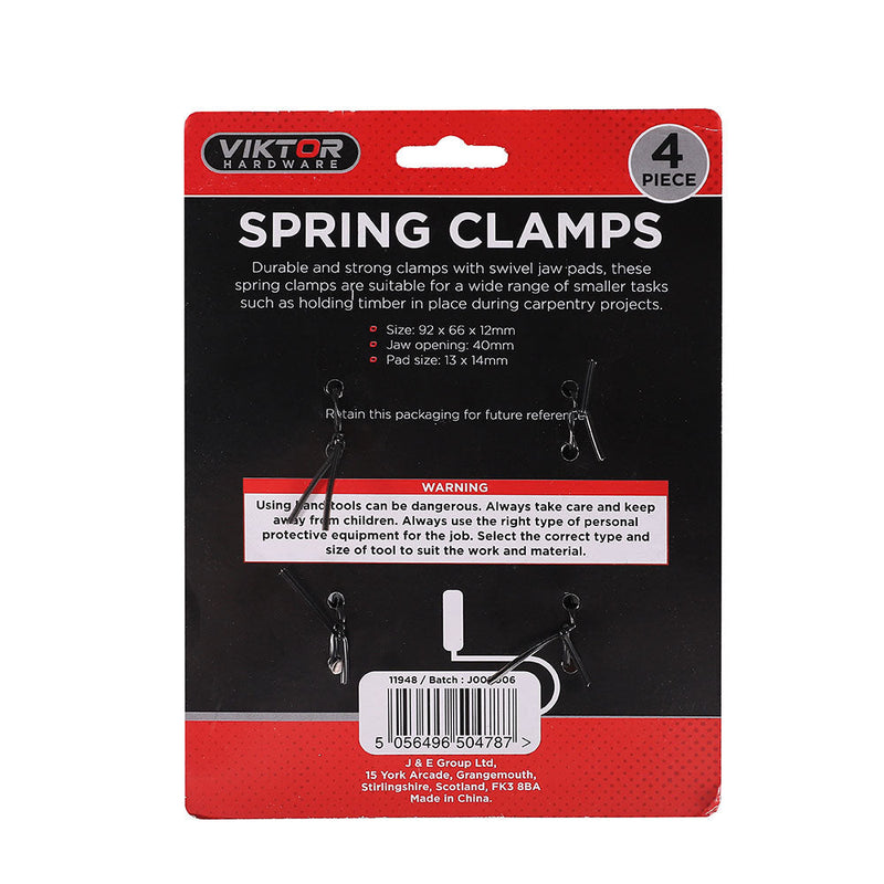 Spring Clamps 4PC
