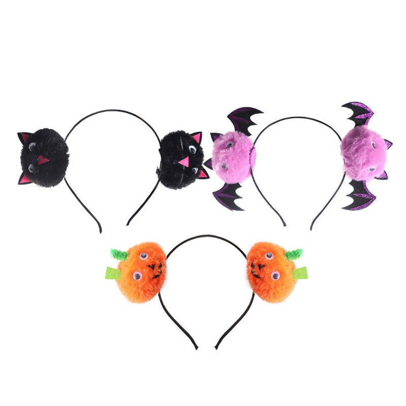 Halloween Pompom Headband