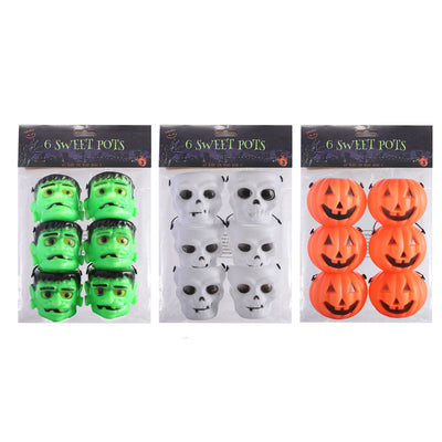 Halloween Mini Sweet Pots 6PK