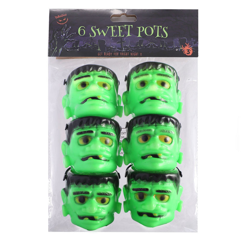 Halloween Mini Sweet Pots 6PK