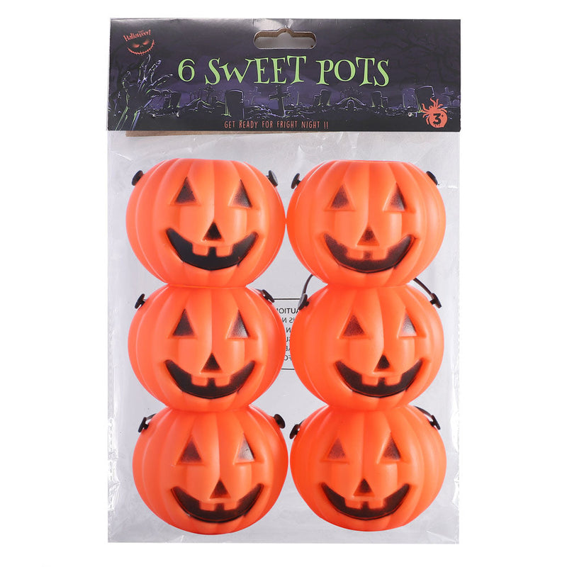 Halloween Mini Sweet Pots 6PK