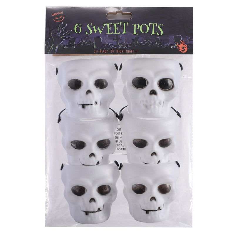 Halloween Mini Sweet Pots 6PK