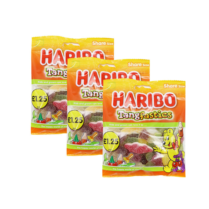 Haribo Tangfastics Sour Sweets Bag 140g