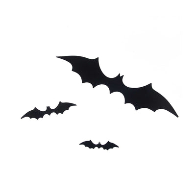 Spooky PVC Bat 22PC