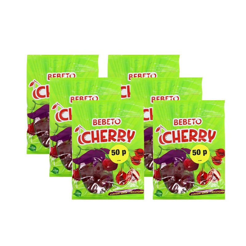 Bebeto Cherry Jelly Gum 70g x 6PK