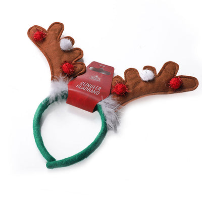 Reindeer Pompom Headband