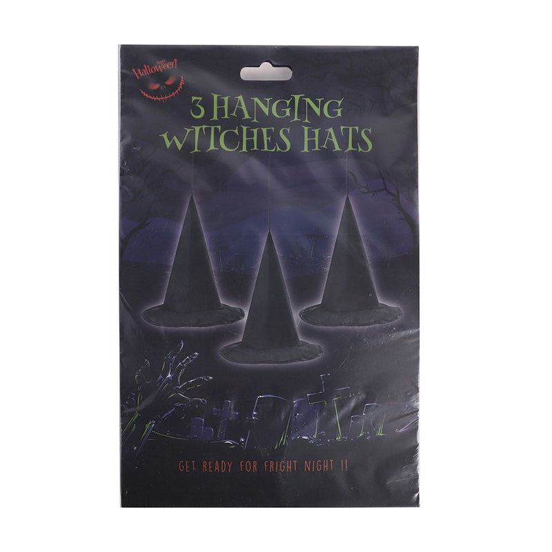 Hanging Witches Hats 3PK