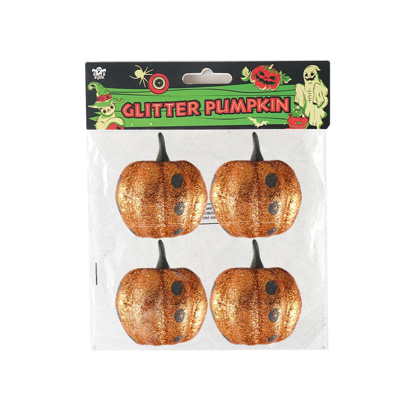 Glitter Pumpkin 4PK